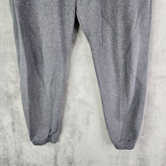 Nike Mens Grey Jogger Sweatpants Drawstring Elastic Waist Polyester Cotton L - Picture 3 of 13